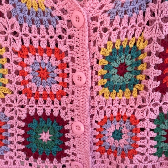 Cotton Emporium Crocheted Cardigan - Picture 6 of 9